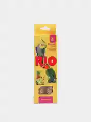 Палочки (лакомство) Rio для средних попугаев с тропическими фруктами, 2 штуки по 75 г