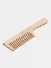 Черный расческа деревянная