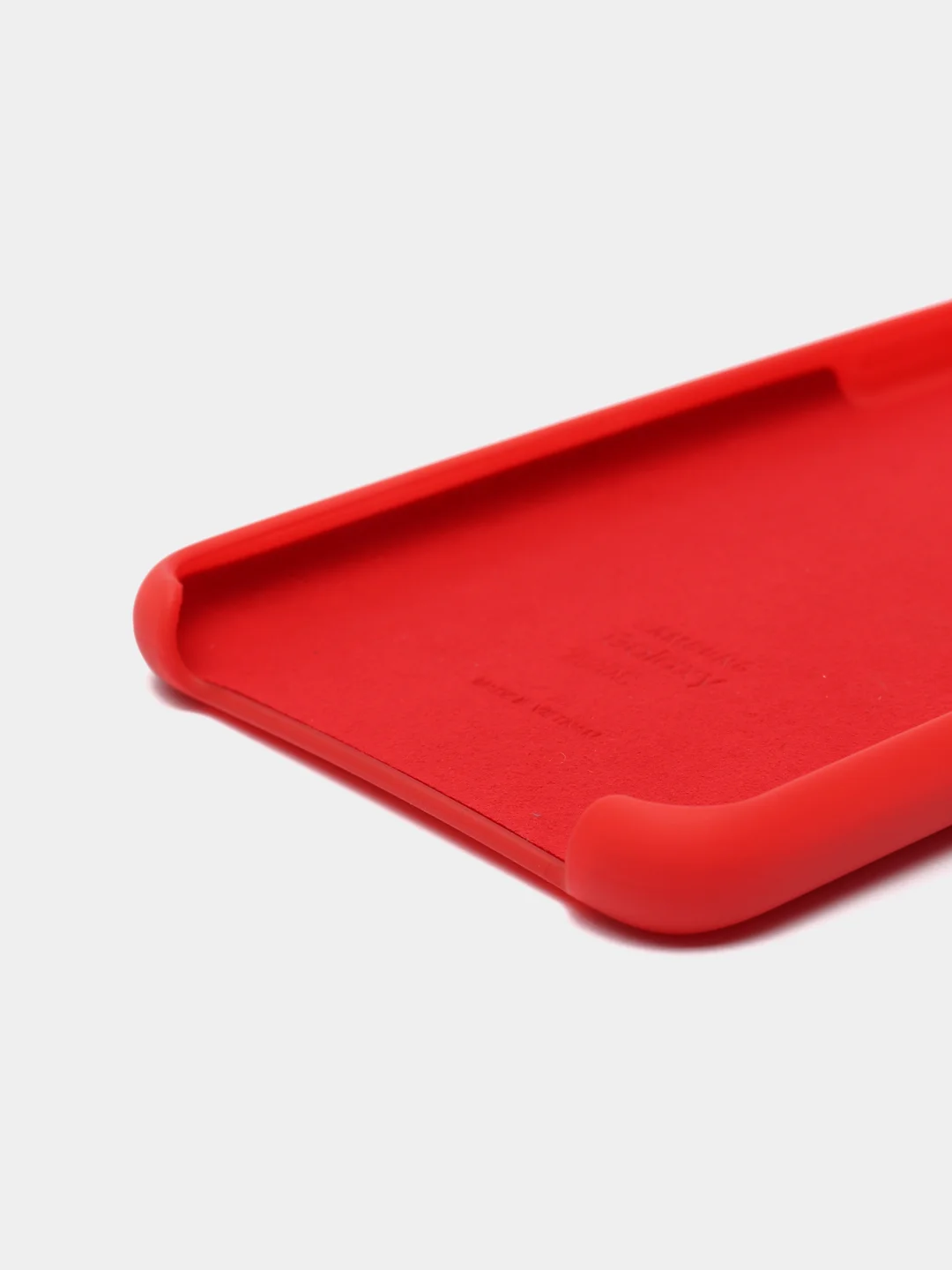 Красный чехол силиконовый Silicone Cover Case для Samsung Galaxy A20S, A60, M40