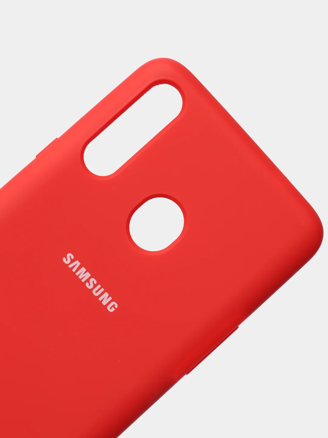 Красный чехол силиконовый Silicone Cover Case для Samsung Galaxy A20S, A60, M40