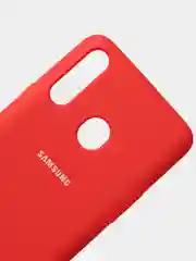 Красный чехол силиконовый Silicone Cover Case для Samsung Galaxy A20S, A60, M40