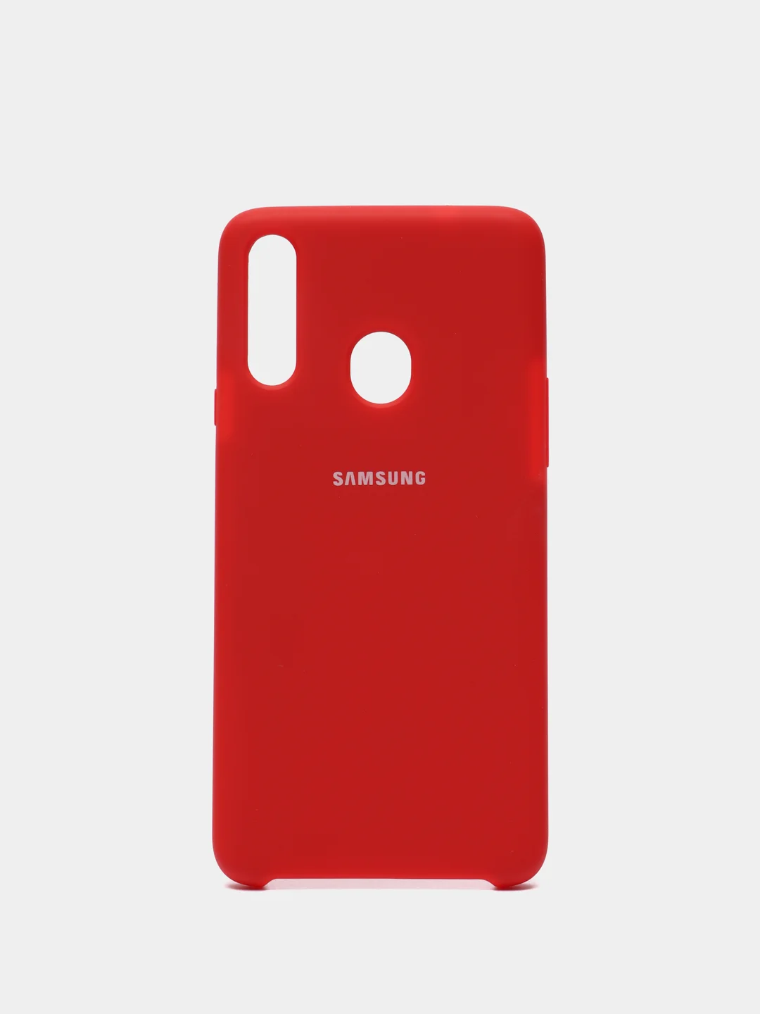 Красный чехол силиконовый Silicone Cover Case для Samsung Galaxy A20S, A60, M40