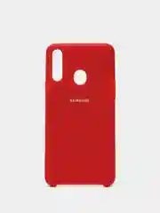 Красный чехол силиконовый Silicone Cover Case для Samsung Galaxy A20S, A60, M40