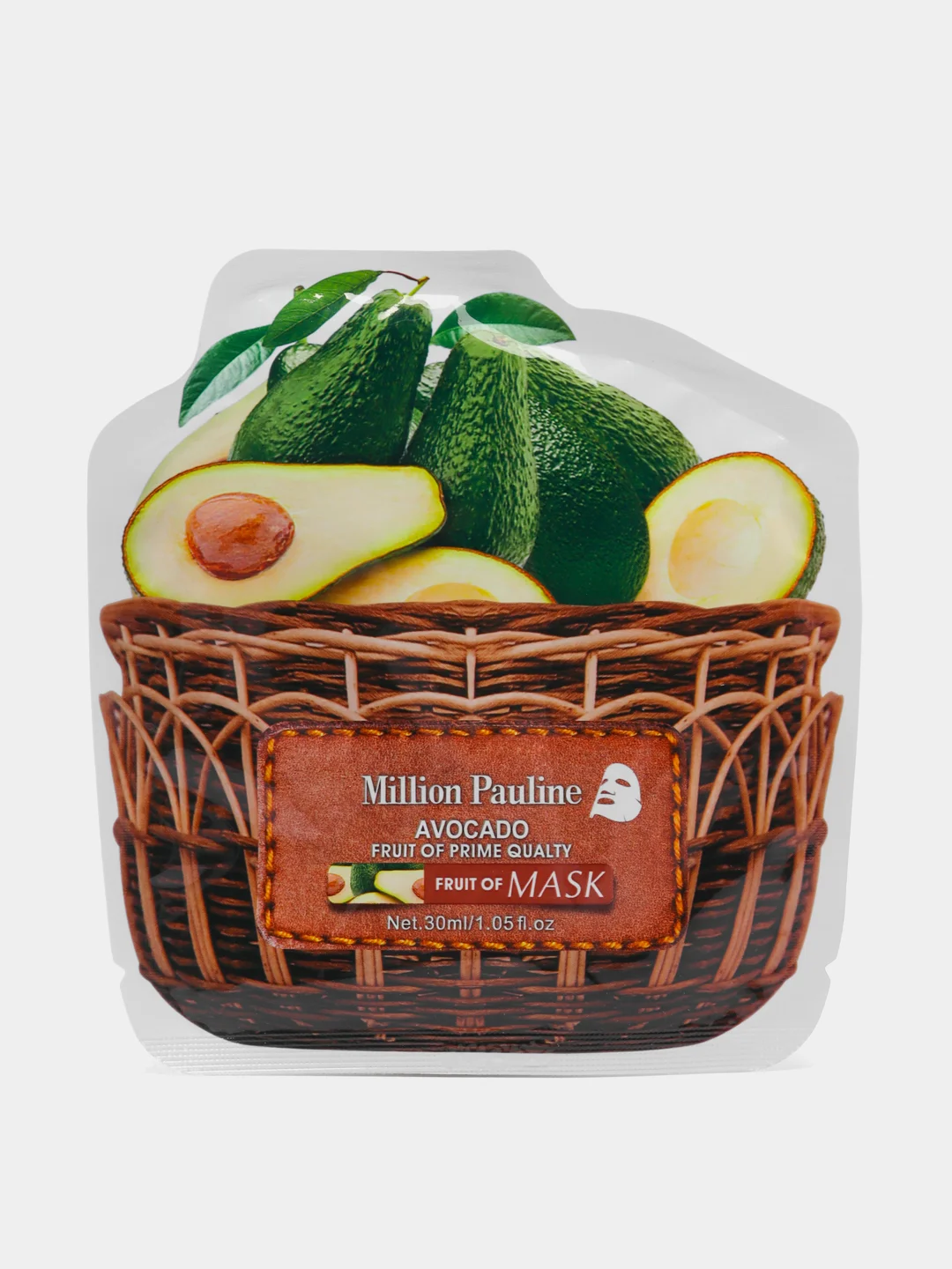 Зелёный хаки маски для лица Million Pauline fruit mask