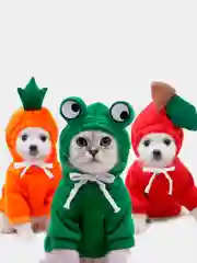 Толстовка комбинезон для собак и кошек с капюшоном, одежда кофта для животных