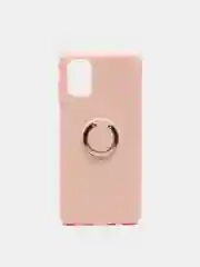 Бежевый чехол для Samsung Galaxy M21, M30s, M31, M51, с кольцом-держателем