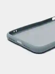 Серый меланж чехол на iPhone 11, 13, 12, XR, Pro, Max, Mini, бархатный