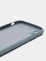 Серый меланж чехол на iPhone 11, 13, 12, XR, Pro, Max, Mini, бархатный