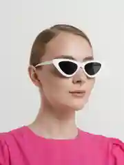 Белый солнцезащитные женские очки