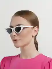 Белый солнцезащитные женские очки