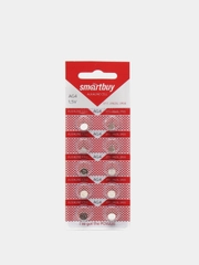 Батарейки SmartBuy AG4 / LR66 / LR626 / 377, 10 штук
