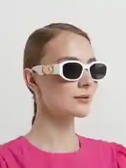 Белый солнцезащитные очки