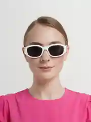 Белый солнцезащитные очки