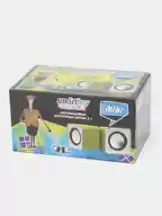 Желтый активные компьютерные колонки SmartBuy MINI, для ноутбука и компьютера