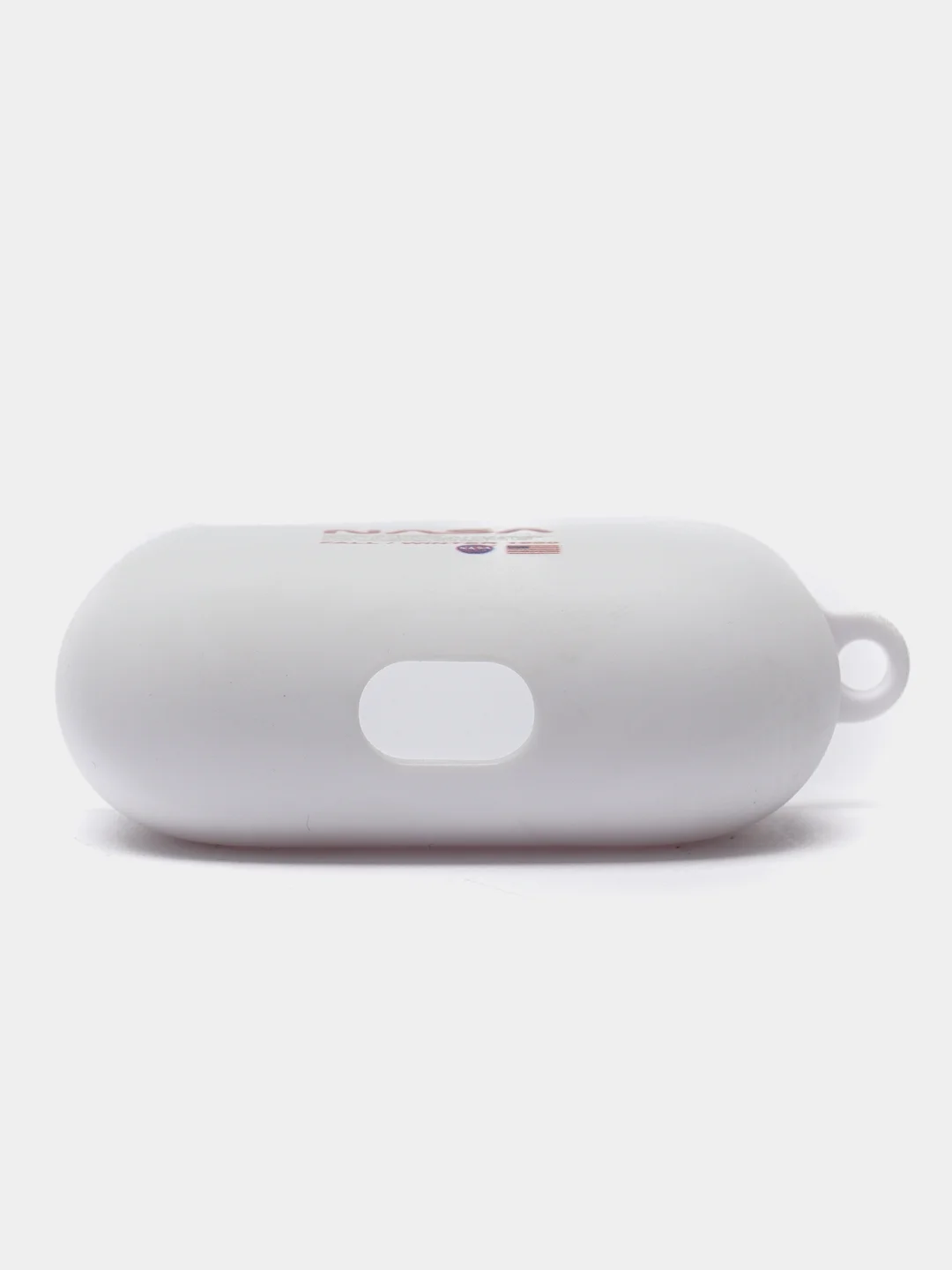 Красный силиконовый чехол для наушников Airpods Pro с принтом Nike, Nasa (Найк, Наса))