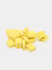 Желтый мини баф для ногтей 100/180 50 шт
