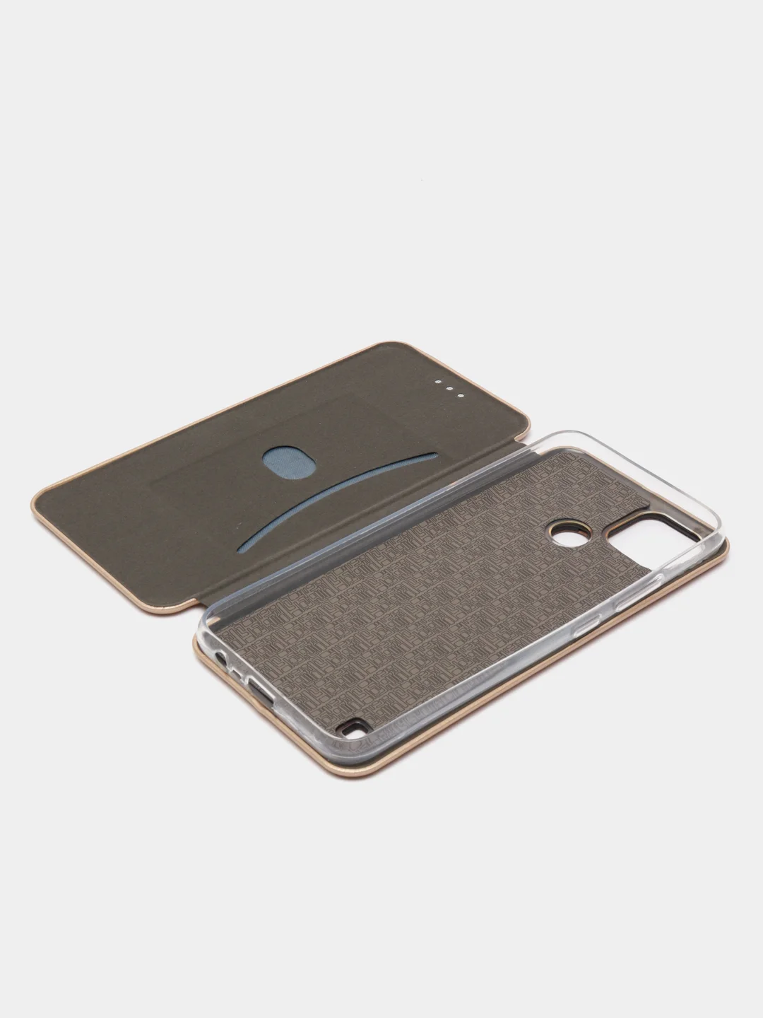 Золотой чехол книжка для Realme C21Y, C25Y