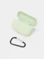 Мятный силиконовый чехол для наушников Apple Airpods Pro, Airpods