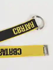 Желтый ремень СВЯТАЯ стилизованный