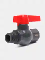Кран шаровой 1/2" г/ш ручка полипропиленовый из АБС - пластика