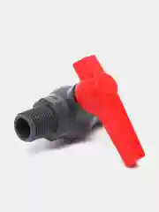 Кран шаровой 1/2" г/ш ручка полипропиленовый из АБС - пластика