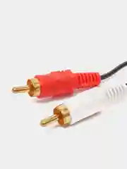 Аудиокабель  3.5 mm jack - 2 RCA (колокольчики) для подключения колонок, аудиотехники