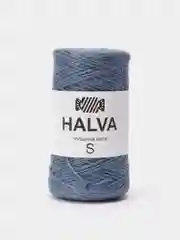 Светло-синий шпагат джутовый Halva, 100% джут, цветной