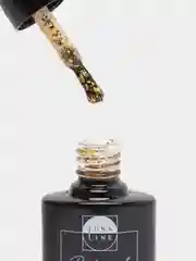 Завершающее покрытие LunaLine Golden Flakes (10 мл), топ для ногтей
