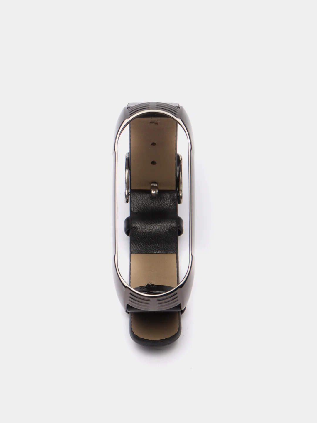 Черный ремешок для Xiaomi Mi band 3, 4, 5, 6 кожаный, для фитнес браслета