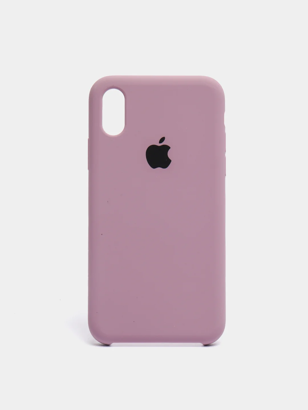 Пурпурный чехол силиконовый для iPhone X/XS (Айфон)