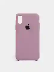 Пурпурный чехол силиконовый для iPhone X/XS (Айфон)