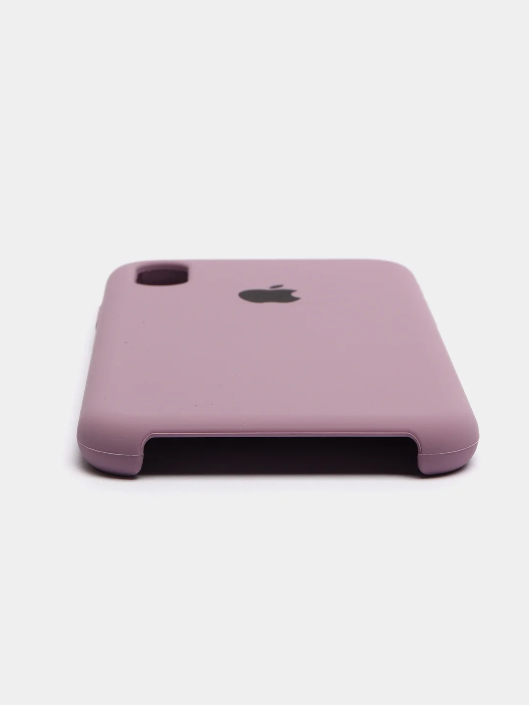 Пурпурный чехол силиконовый для iPhone X/XS (Айфон)