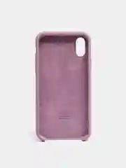 Пурпурный чехол силиконовый для iPhone X/XS (Айфон)
