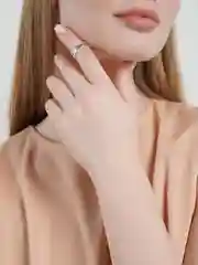 Кольцо с цепью