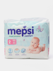 Подгузники Mepsi S 4-9 кг 27 шт
