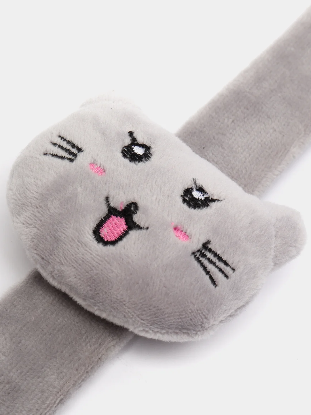Игольница на браслете "Кошка", 23 х 6,5 х 3 см, цвет серый