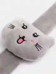 Игольница на браслете "Кошка", 23 х 6,5 х 3 см, цвет серый
