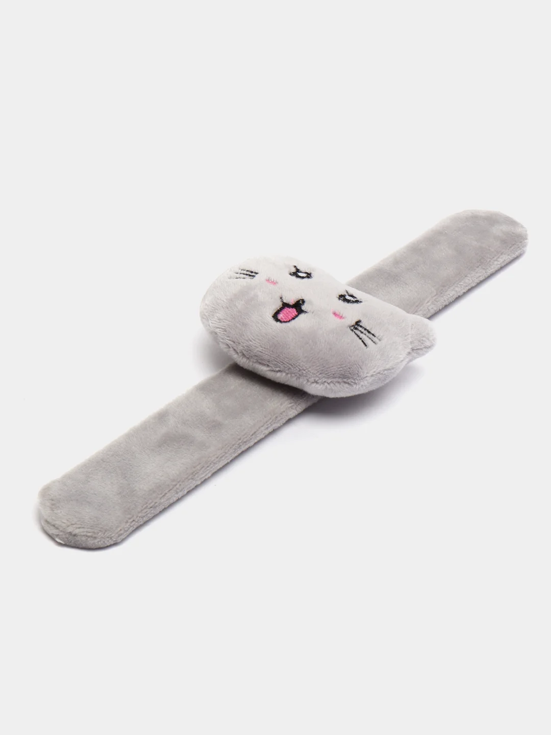 Игольница на браслете "Кошка", 23 х 6,5 х 3 см, цвет серый