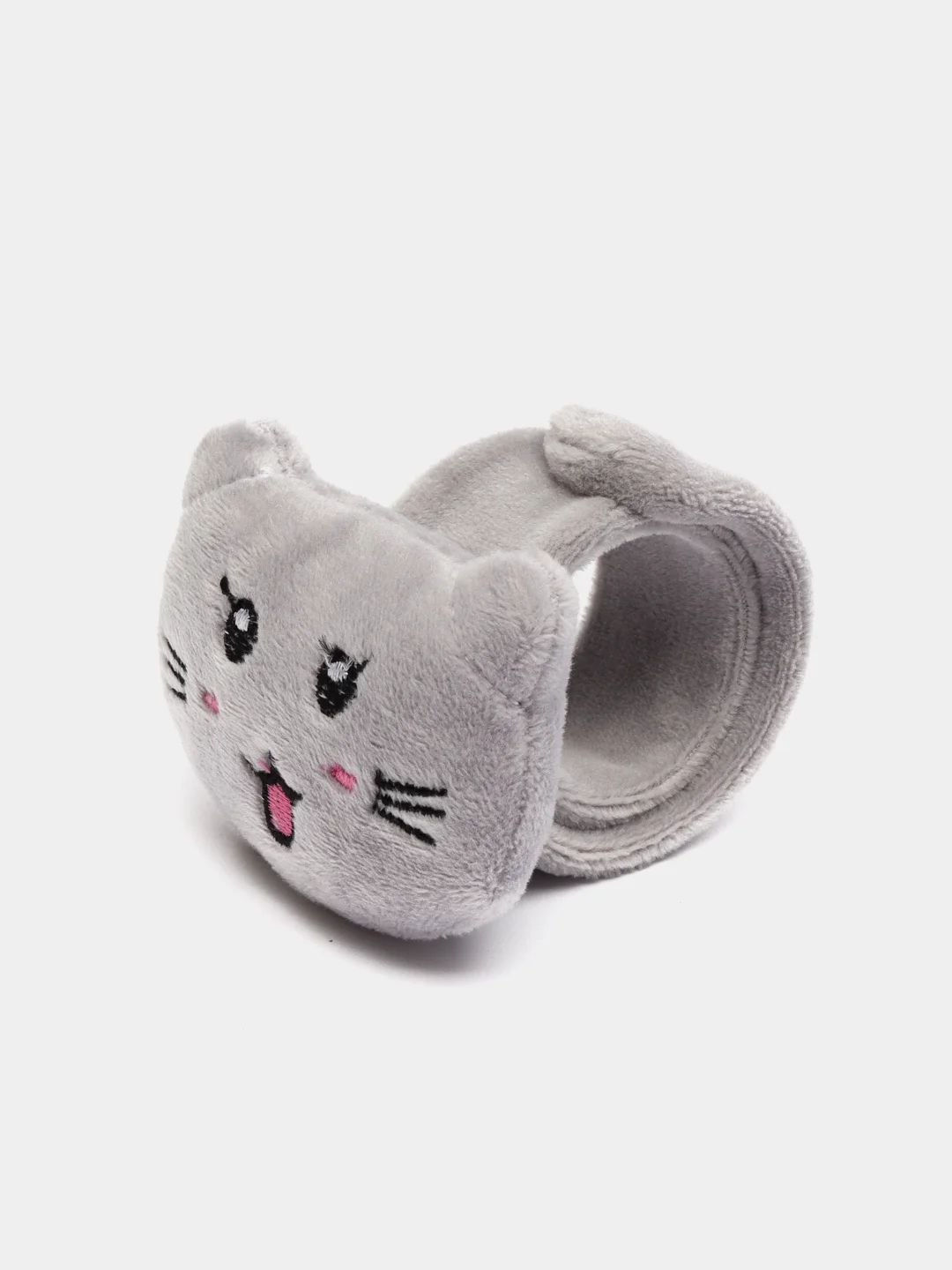 Игольница на браслете "Кошка", 23 х 6,5 х 3 см, цвет серый