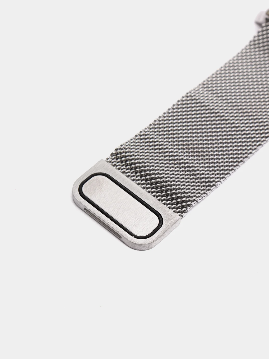 Серебряный миланский браслет для Apple Watch (ремешок миланская петля)