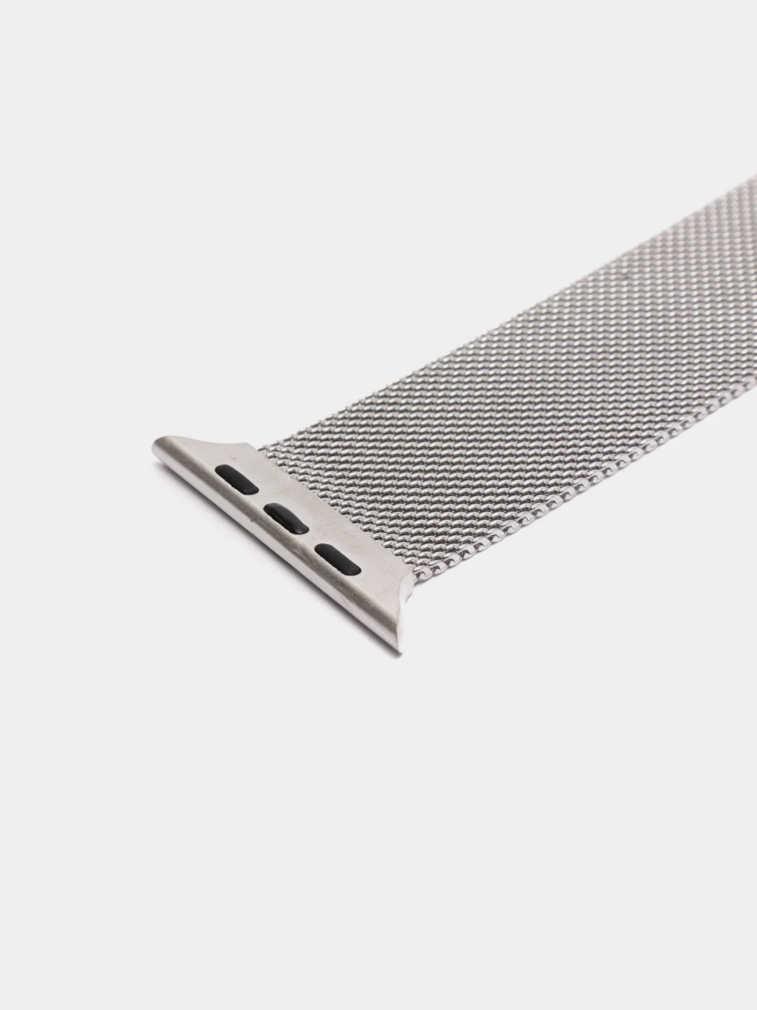 Серебряный миланский браслет для Apple Watch (ремешок миланская петля)