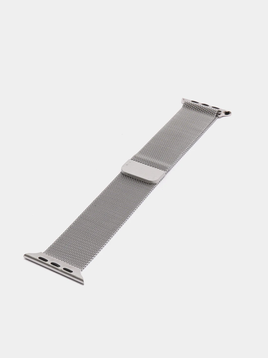 Серебряный миланский браслет для Apple Watch (ремешок миланская петля)