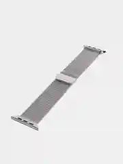 Серебряный миланский браслет для Apple Watch (ремешок миланская петля)