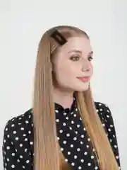 Черный заколки для волос с жемчугом