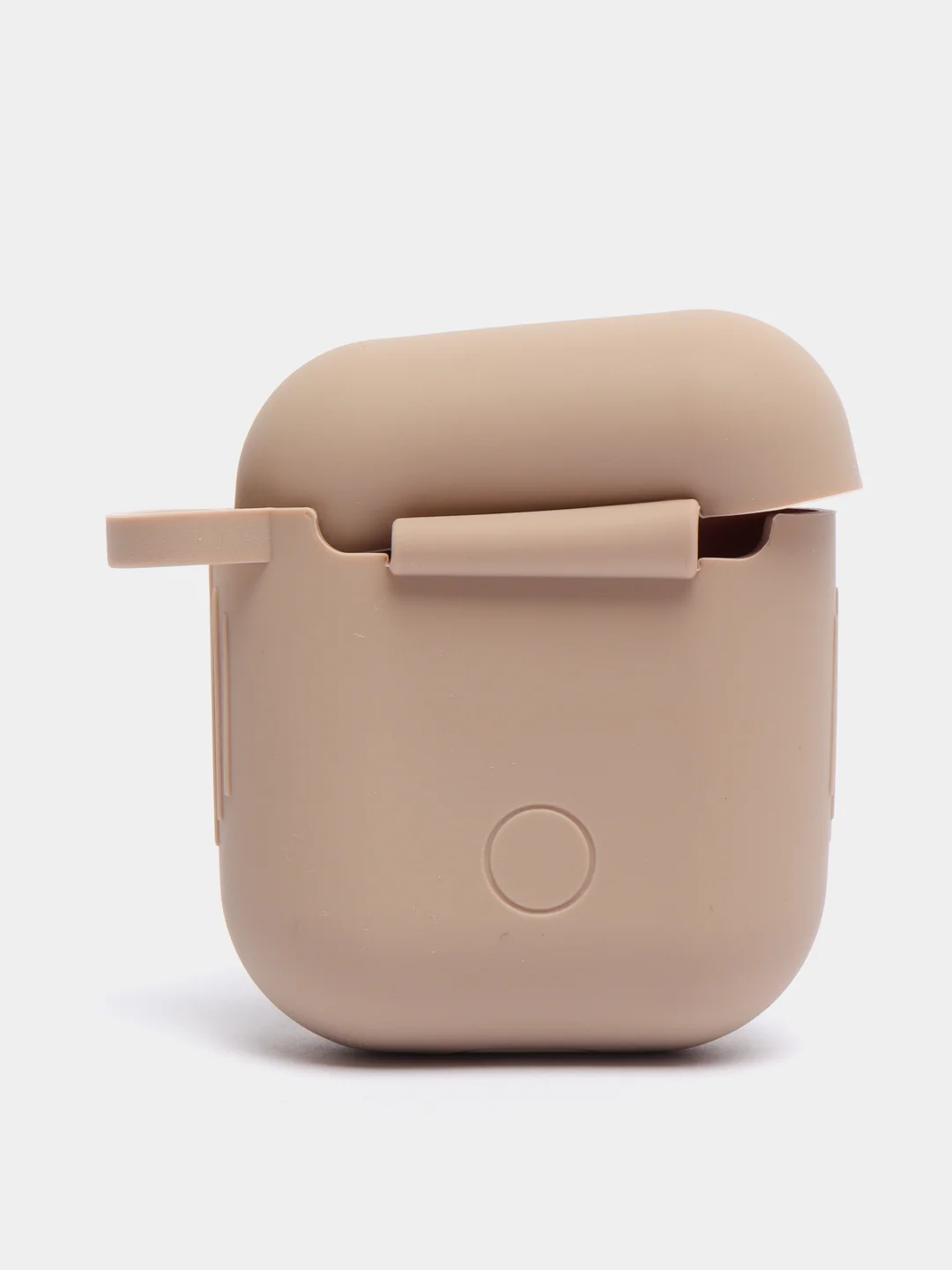 Бежевый чехол для наушников Apple AirPods 1, 2, TWS i9s, i10, i12, i13, i14, i15, i100