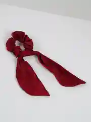 Красный резинка для волос с лентой