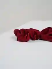 Красный резинка для волос с лентой