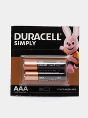 Батарейки Duracell (Дюрасел), AA пальчиковые, AAA мизинчиковые, 4 штуки