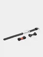 Угольный фирменный кожаный ремешок для Xiaomi mi band 3, 4, 5, 6