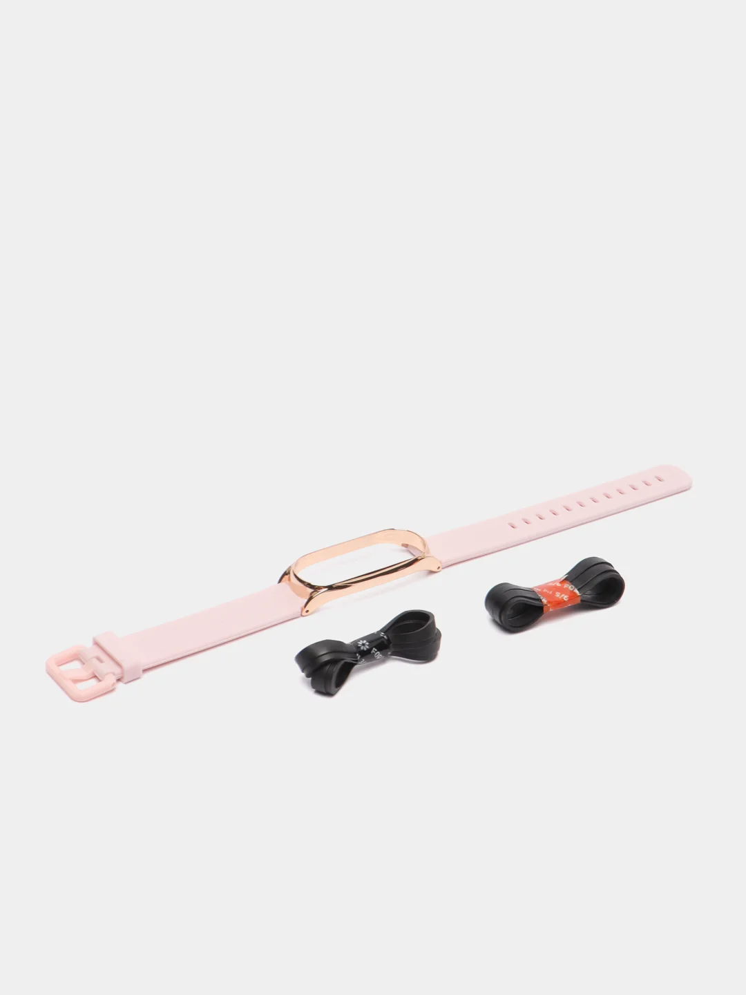 Розовый ремешок для Xiaomi mi band 3, 4, 5, 6, фирменный силиконовый, с металлической капсулой